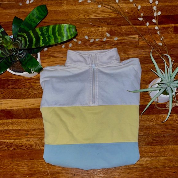 🌼 PacSun 80's Quarter Zip 🌼 - Picture 2 of 5